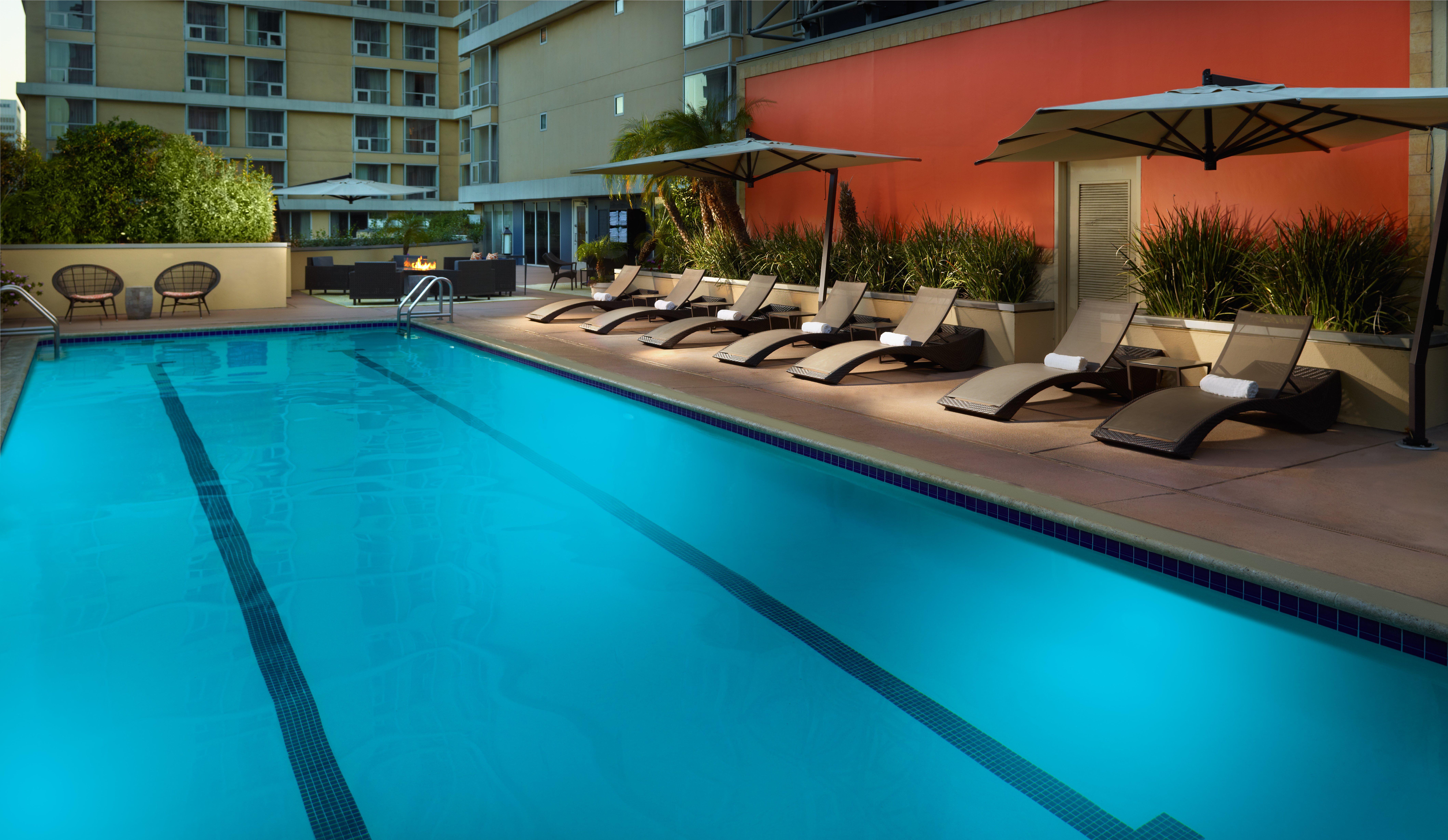 ออมนิ ลอส แองเจลิส แอท แคลิฟอร์เนีย พลาซา Hotel ลอสแอนเจลิส ภายนอก รูปภาพ